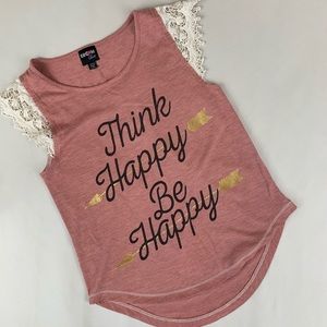 Girls Tank Top shirt with quotes size 7/8